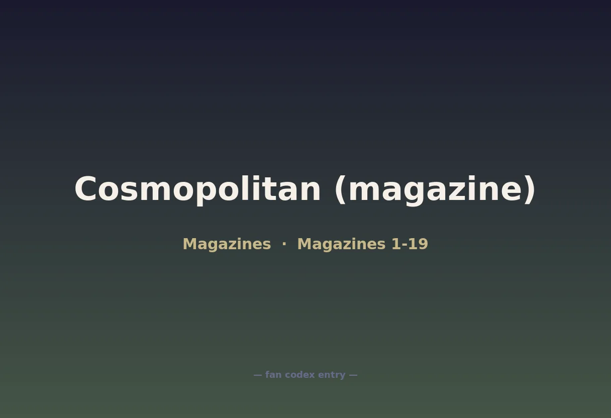 Cosmopolitan (magazine)